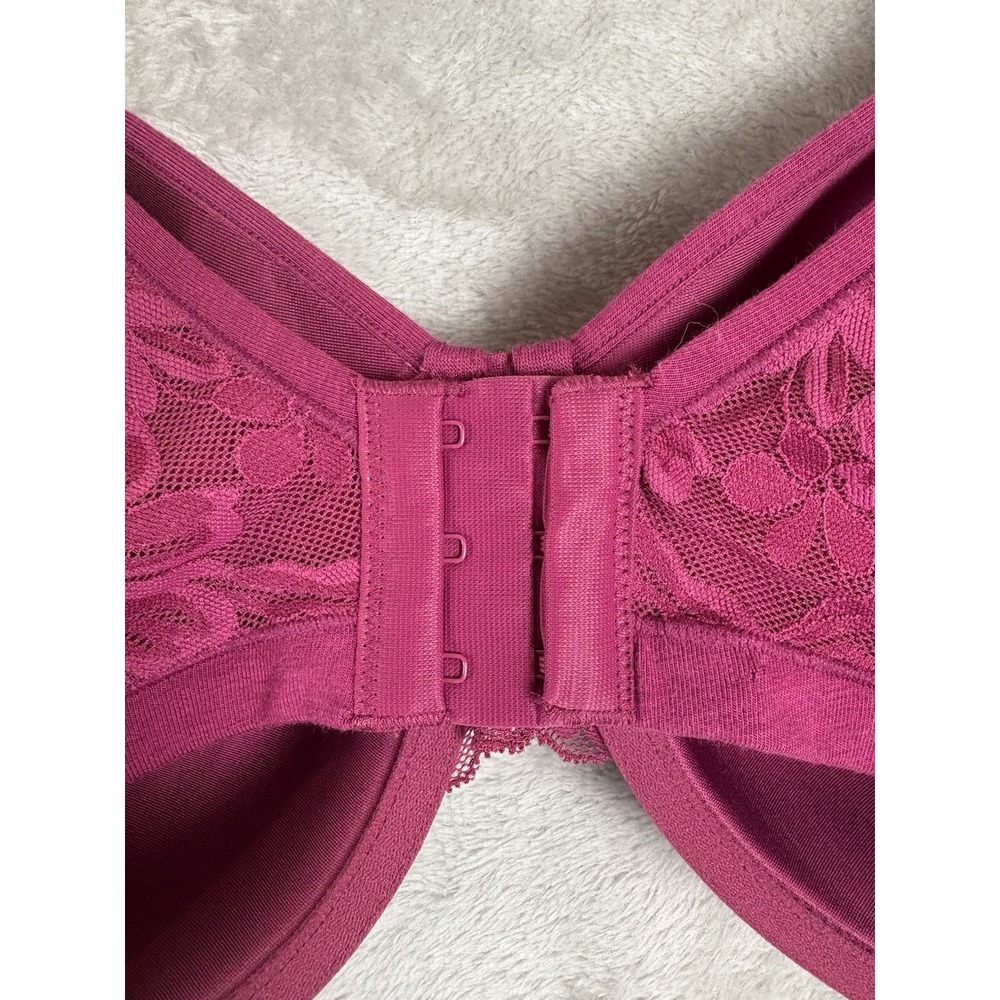 Bali Breathe Bra DF7592 Stretch Lace Full Coverage Underwire‎ Bra NWT - Picture 9 of 16